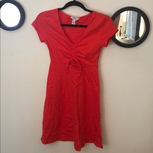 Arizona Coral T-Shirt Dress with Cut Out